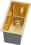 Ruvetti Stelio acél mosogató szifonnal 44x22 cm arany 5001S_MINI_PVD_GOLD_P (5001SMINIPVDGOLDP)