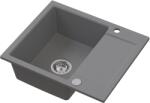 Ruvetti Signum gránit mosogató 59x50 cm szürke/grafit/onix 3001S_GR120_W (3001SGR120W)