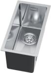 Ruvetti Stelio acél mosogató szifonnal 44x22 cm acél O-5001S_MINI_BS_P (O5001SMINIBSP)