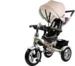 LEAN Toys PRO600 krémszínű háromkerekű kerékpár (3794)