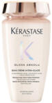 Kérastase KÉRASTASE GLOSS ABSOLU Bain Crème Hydra-Glaze 250 ml - Fényfokozó hatású, hidratáló krémhajfürdő - vastag szálú, szöszösödő hajra