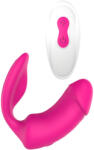 GoodLove Remote Duo Pleaser - vibrator 2-în-1 pentru vagin și clitoris, cu telecomandă (roz) Vibrator