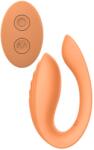 GoodLove Dreamtoys GLAM Couples Vibrator - vibrator pentru cupluri cu telecomandă (portocaliu) Vibrator