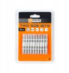 POLAX Kétoldalas bit készlet 50mm PH1 SL5 1/4" 6150CRV (10 db) Polax (51-085)