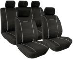 LAMPA Autós üléshuzat fekete-szürke betétes szett 4 db-os