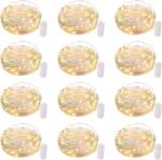  Brightown LED-es girland - 12 db, elemmel működik, 2 m (B07WG18RLT)