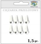  8 X Átmenő Súly Könnycsepp 1, 5 gr (CP-L1,5)