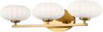 Quintiesse glamour klasszikus fürdőszobai lámpa pim szatén arany elsqn-pim3-fxg (QN-PIM3-FXG)