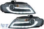 KITT Lightning Audi A4 B8 8K 08-11 LED Első helyzetjelzős lámpák Facelift Light Bar Xenon Design (SWA16SLGXB)