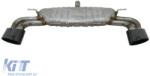KITT Professional Exhaust Systems Komplett kipufogórendszer AUDI A3 8V Ferdehátú / Sportback / Kupé (2012-2019) modellekhez, RS3 Dizájn, zongorafekete kipufogóvégek (ESAUA38VSHB)