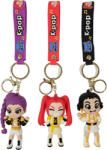  K-POP Démonvadászok kulcstartó pánttal, 8 cm magas, többféle (KPD-KEYRING-K-POP)