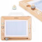 Mamabrum Fából készült mágneses bélyegzőtartó Rajztábla Tablet (MAM208 MAGIC BOARD)