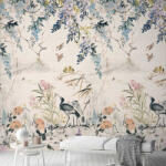  Japánkert madarakkal és virágokkal vinyl fotótapéta