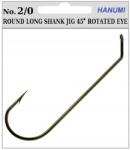  50 x Round Long Shank 45* Nr. 2/0 öntőfej (H9283-45-2/0)