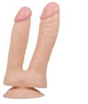 Guilty Toys Realistic Double Dildo with Suction Cup, 18.2 cm Dildo