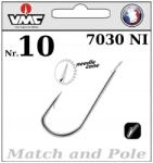 VMC 20 x Akasztó VMC Vanadium Match Pole 7030 Ni Nr. 10 (7030 NI 10)