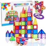 KIDINO Mágneses Építőkockák 3D Oktató Puzzle 106 db-os Gyerekeknek (dgrre3223et)