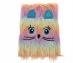 Adar Napló, Jegyzetfüzet. HÍMZÉS. Szőrme borító. Szőrös (500105)