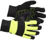Strend Pro Manusi piele sintetica, spandex, intarite, negru si galben, marimea 10/XL, Strend Pro Zarso (3134245) - edanco