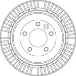 TRW DF4794 féktárcsa Trw