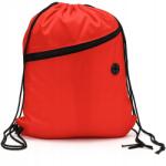  Zsinóros zsák piros cipzáras zseb fülhallgató kimenet (B0FMDGSC2W)