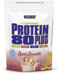 Weider Protein 80 Plus fehérjepor - 500 g - almás morzsasüti - nutritionstore