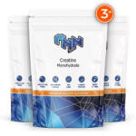 Mhn Sport Supplements Creatine Monohydrate - 100% Kreatin Monohidrát Por - 3-as Csomag 3x500 g