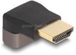 Delock HDMI adapter apa - anya 90 felfelé néző csatlakozódugóval 8K 60 Hz szürke fém (DL60083) (DL60083)