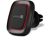 CONNECT IT Suport auto magnetic universal InCarz 4Strong360 CARBON, 4 magneți, roșu (CMC-4045-RD)