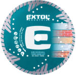 Extol vágókorong, vágótárcsa, Méret: 230mmx2, 6mmx22, 2mm, TURBO ipari gyémánt, beton, tégla, cserép, száraz, vizes vágásra (8703065)