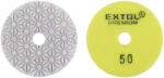 Extol gyémánt csiszolókorong/polírkorong, csempe élcsiszoló, tépőzáras; 100mm, P50, száraz és vizes (8803090) - profikisgep