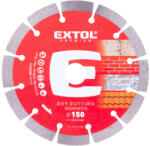 Extol vágókorong, vágótárcsa, Méter: 150mmx22, 2mm, szegmenses ipari gyémánt, tégla, cserép száraz vágásra (8803013)