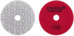 Extol gyémánt csiszolókorong/polírkorong, csempe élcsiszoló, tépőzáras; 100mm, P100, száraz és vizes (8803092) - profikisgep