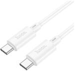 hoco. x88 adatkábel, type-c - type-c, 60w, pd gyorstöltő, 100cm, fehér (X88_TYPEC_W)
