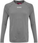 CCM LS Premium Training Tee Dark Grey Heathered Kompressziós póló L