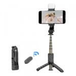 Techsuit Selfie Stick Bluetooth Techsuit Q10s, Universal (Negru)