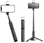 Techsuit Selfie Stick Bluetooth Techsuit Q12S, Universal (Negru)
