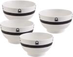 Benetton Szett 4 db Benetton, Black & White, porcelán, 650ml