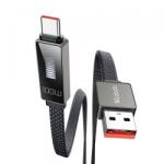 Mcdodo Cablu Date/Incarcare McDodo CA-4980 Rythm Display, USB-A - USB-C, 100W, 1.2m (Negru)