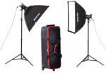 Godox Suli/ovi fotós LED szett - Godox LE300Bi LED Lámpa- Mikrosat 4Click 60x90cm softbox - hortáskában