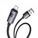 Mcdodo Cablu Date/Incarcare McDodo CA-6490 Display, USB-A - Lightning, 18W, 1.2m (Negru)