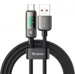 Mcdodo Cablu Date/Incarcare McDodo CA-3630 Display Auto Power Off, USB-A - USB-C, 66W, 1.2m (Negru)
