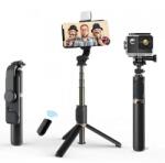 Techsuit Selfie Stick Bluetooth Techsuit Q03s, Universal (Negru)