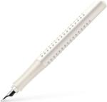 Faber-Castell Grip 2010 Töltőtoll, M-hegy, Kókusz fehér (FC140820)