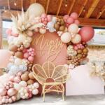 Cakesicq Balonfüggöny bézs rózsaszín 139 darab - Cakesicq (ilcQQ.51)