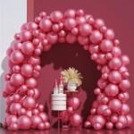Cakesicq Balónos girlandák - rózsaszín-vörös kapu 70 darab - Cakesicq (ilcQQ.04)