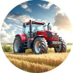 Magic Ehető papír, piros traktor, 19, 5 cm - KÉP - Magic (pic064)