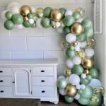 Cakesicq Arany-zöld lufigyertya 52 darabos készlet - Cakesicq (ilcQQ.123)