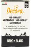 Decora Zselés szín, fekete, 28 g - Decora (9600820)
