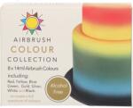 Sugarflair Colours Szabad alkoholtartalmú airbrush szett 8x14 ml - Sugarflair (v1101)